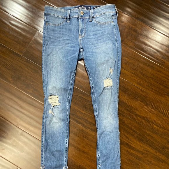 Hollister Jeans Hollister Skinny Jeans Distressed Jegging Style Poshmark